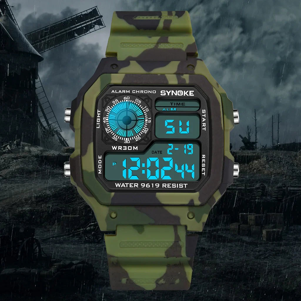Durable Military Digital Watch – Perfect for Outdoor Adventures