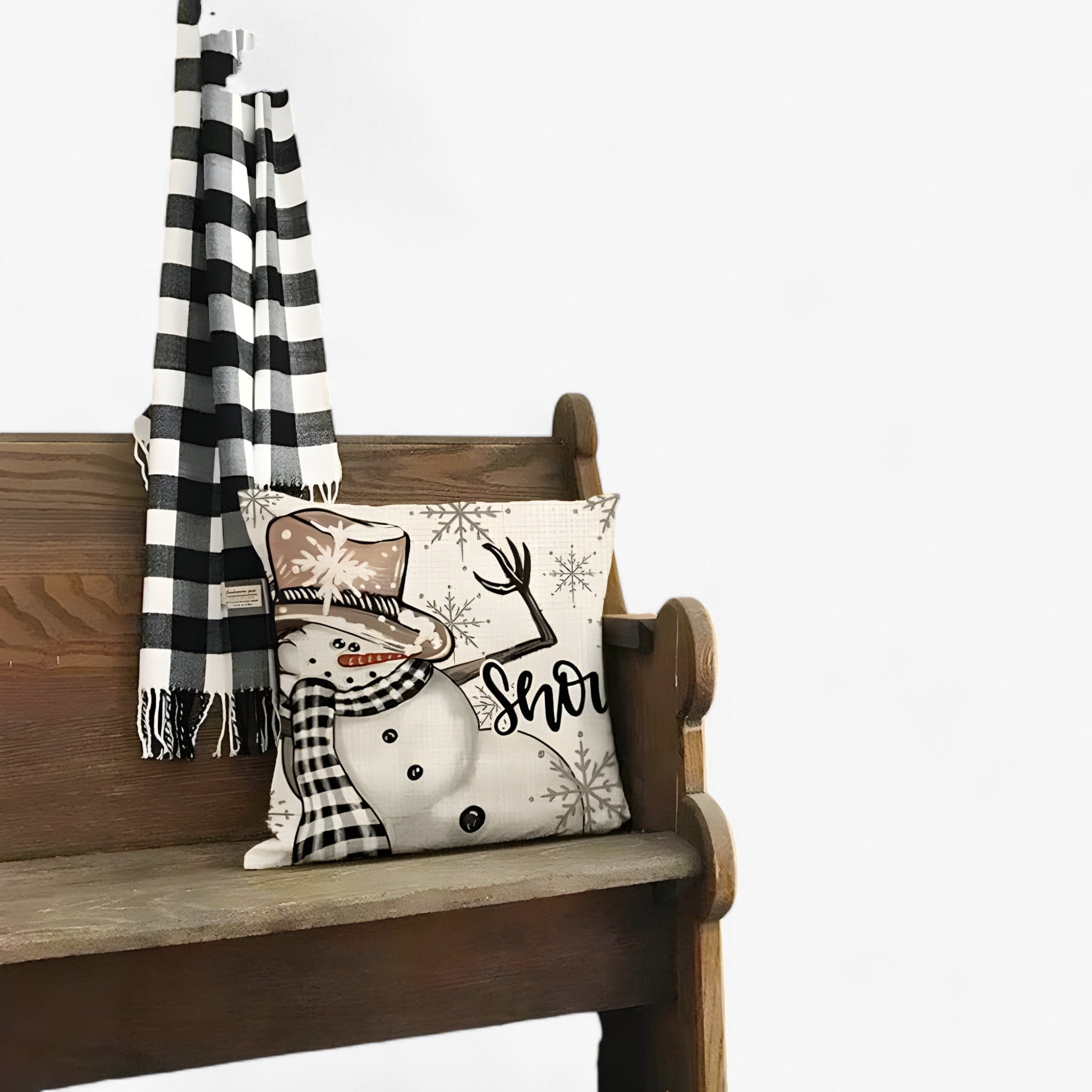 Frostig | Linen cover for Julpude – decorative and cozy Christmas addition to the home