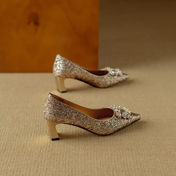 Glitter Pumps – Dazzling Sparkle Heels