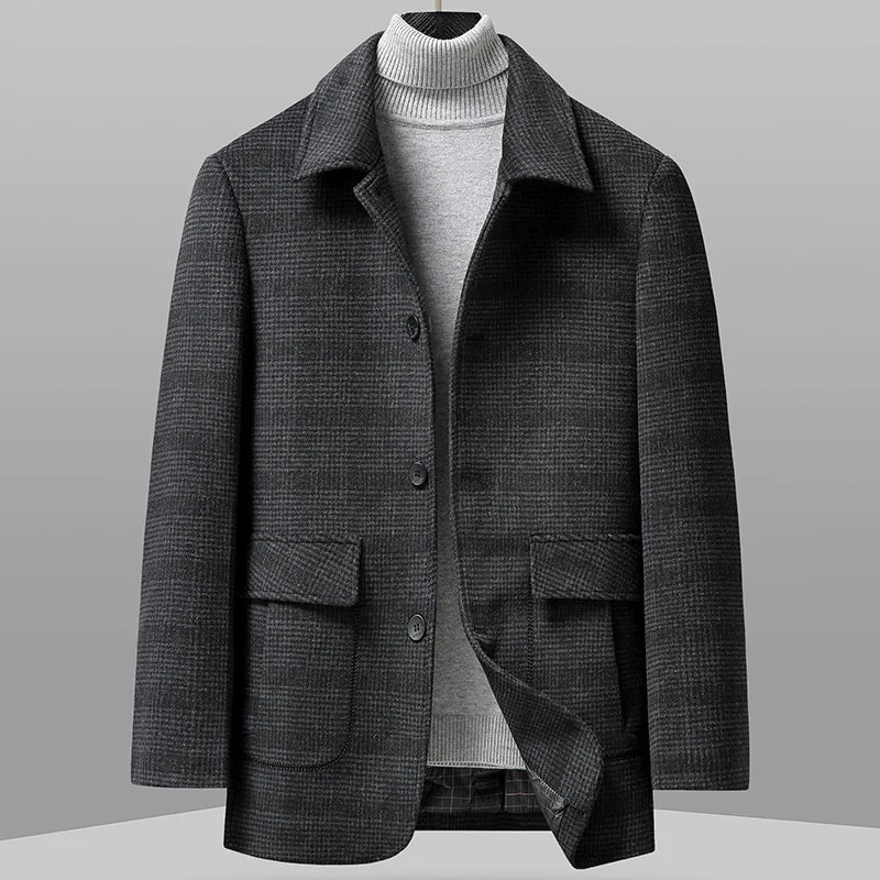Thompson Wool Topcoat - Elegant and Warm Outerwear for Stylish Seasons