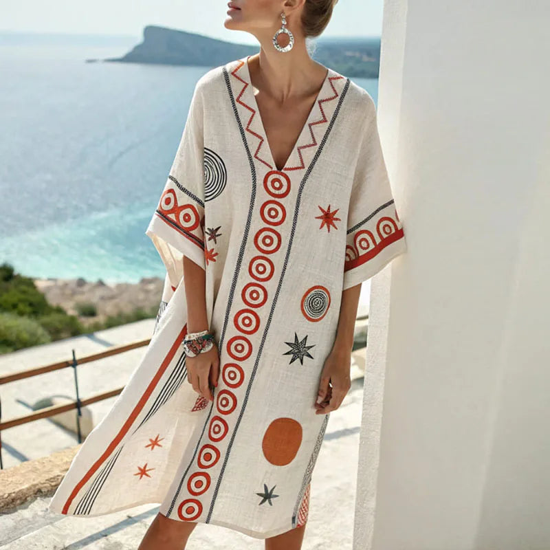 Silk Elegant Beach Dress for an Unforgettable Summer Look