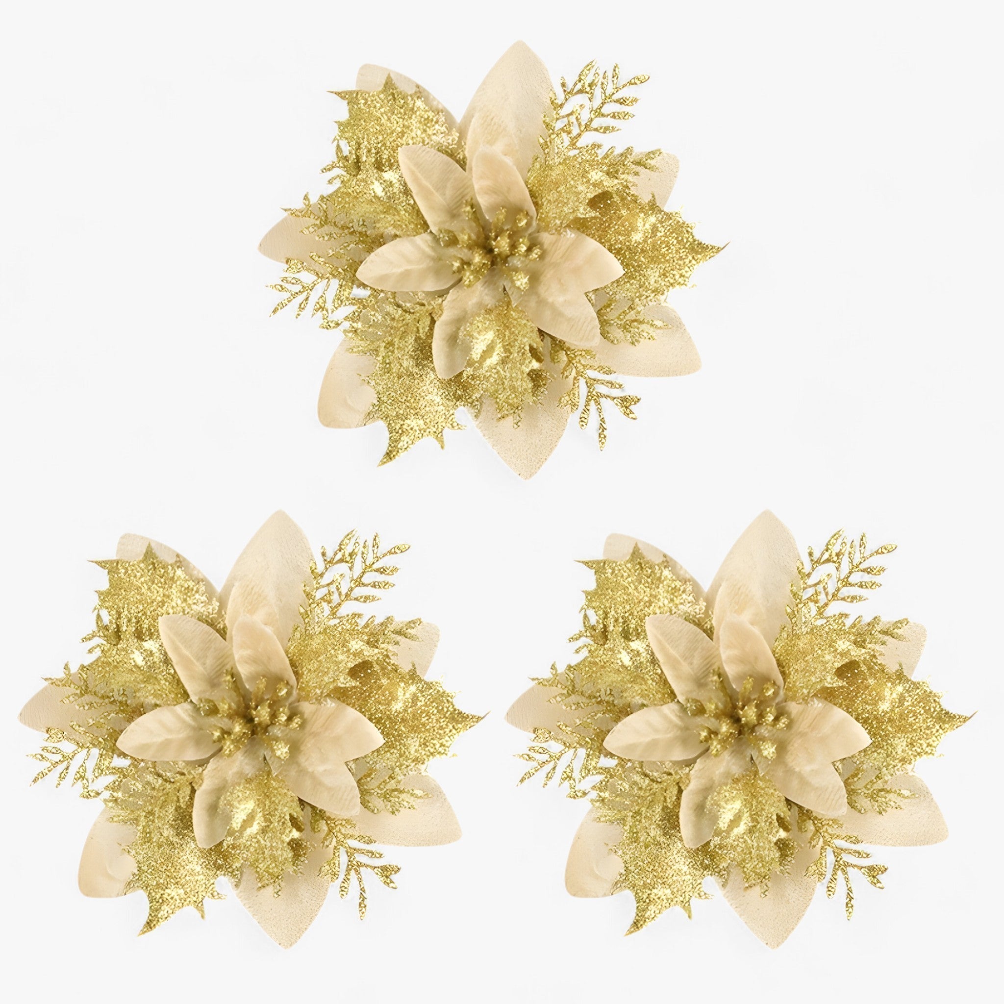 Emilie | Sparkling Christmas Flowers – Add a beautiful and decorative touch to your Christmas decoration