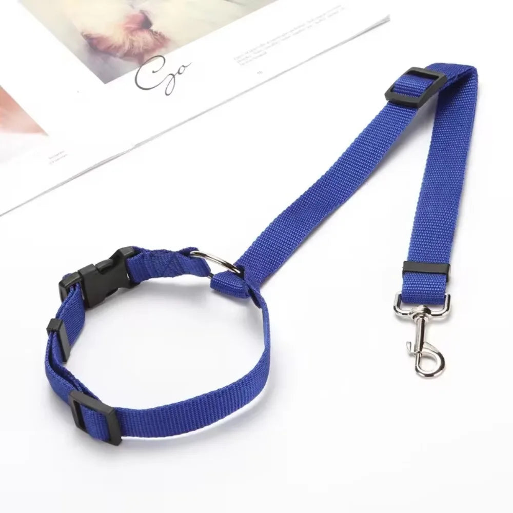 Adjustable Nylon Dog Seat Belt and Harness for Safe and Comfortable Travel