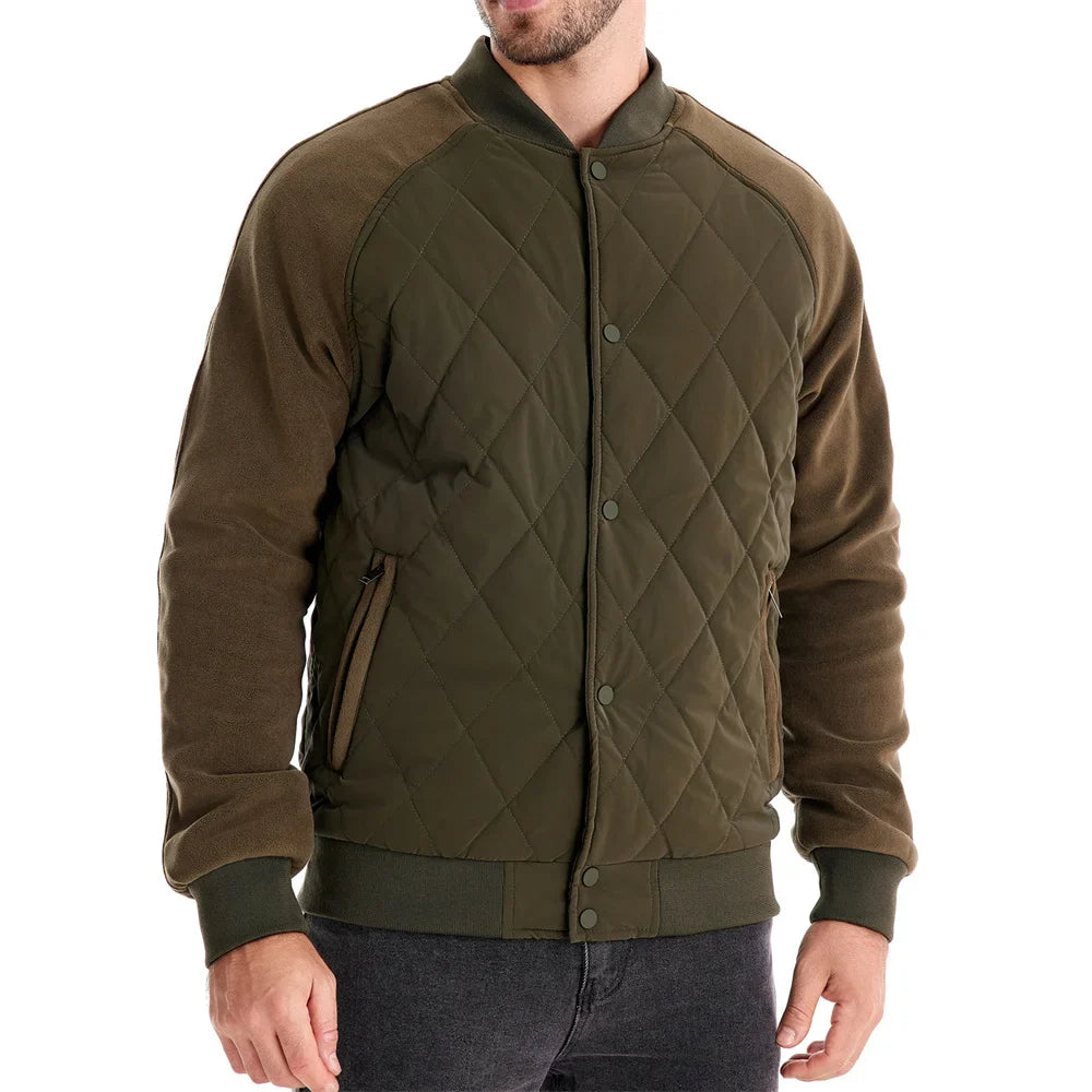 Nolan Quilted Bomber Jacket for Stylish Protection and Comfort