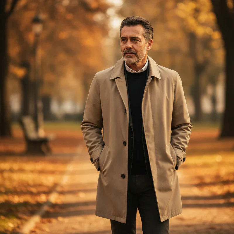 Nautical-Style Coastal Coat