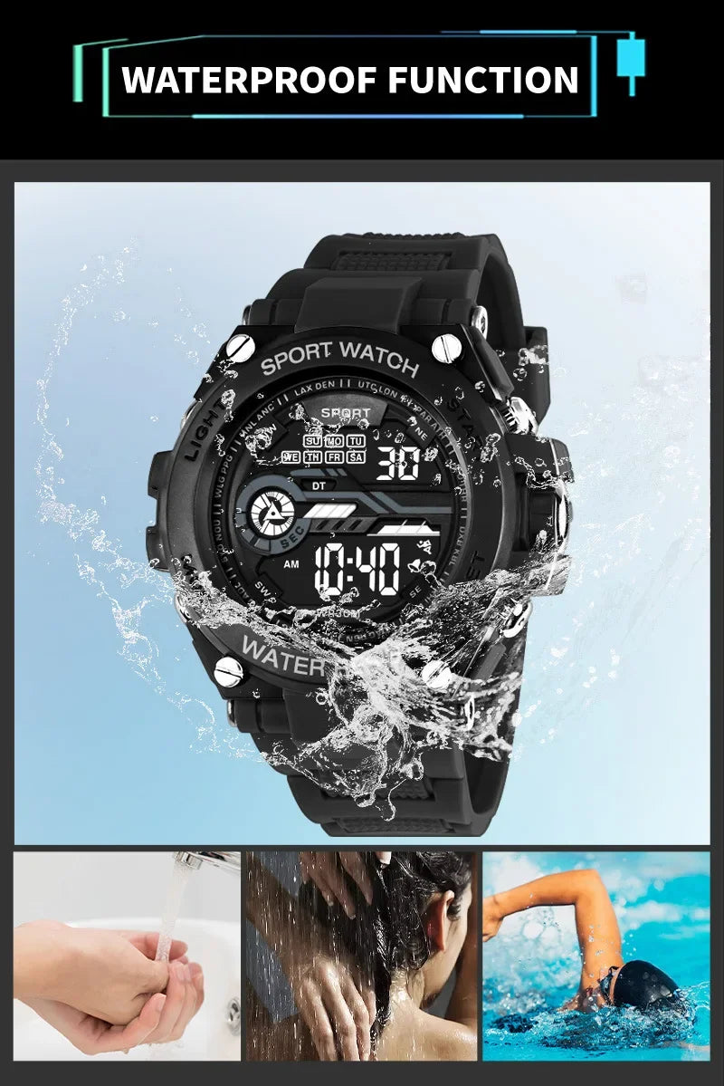 Digital Sports Watch for Outdoor Activities