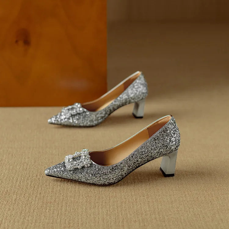 Glitter Pumps – Dazzling Sparkle Heels