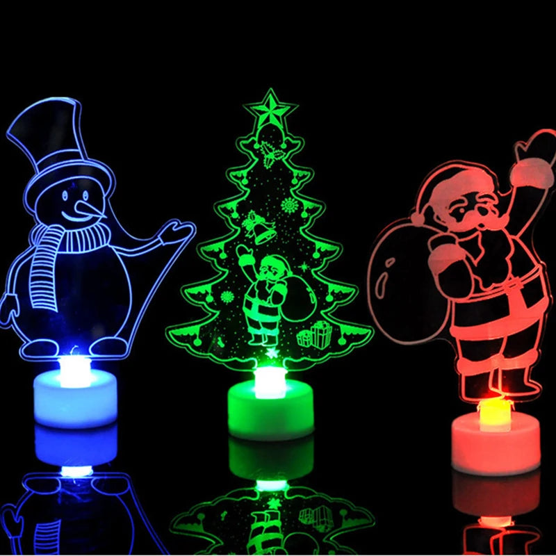 SnowGlow - Colorful LED Snowman Lights for Festive Occasions