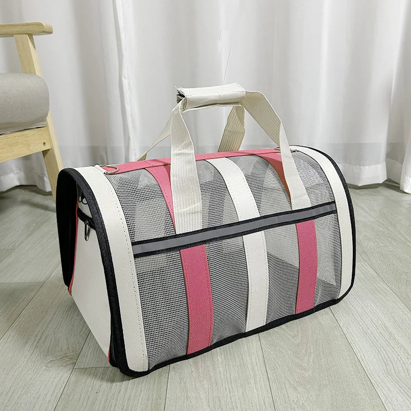 Foldable Luxury Pet Handbag for Easy and Stylish Pet Transport