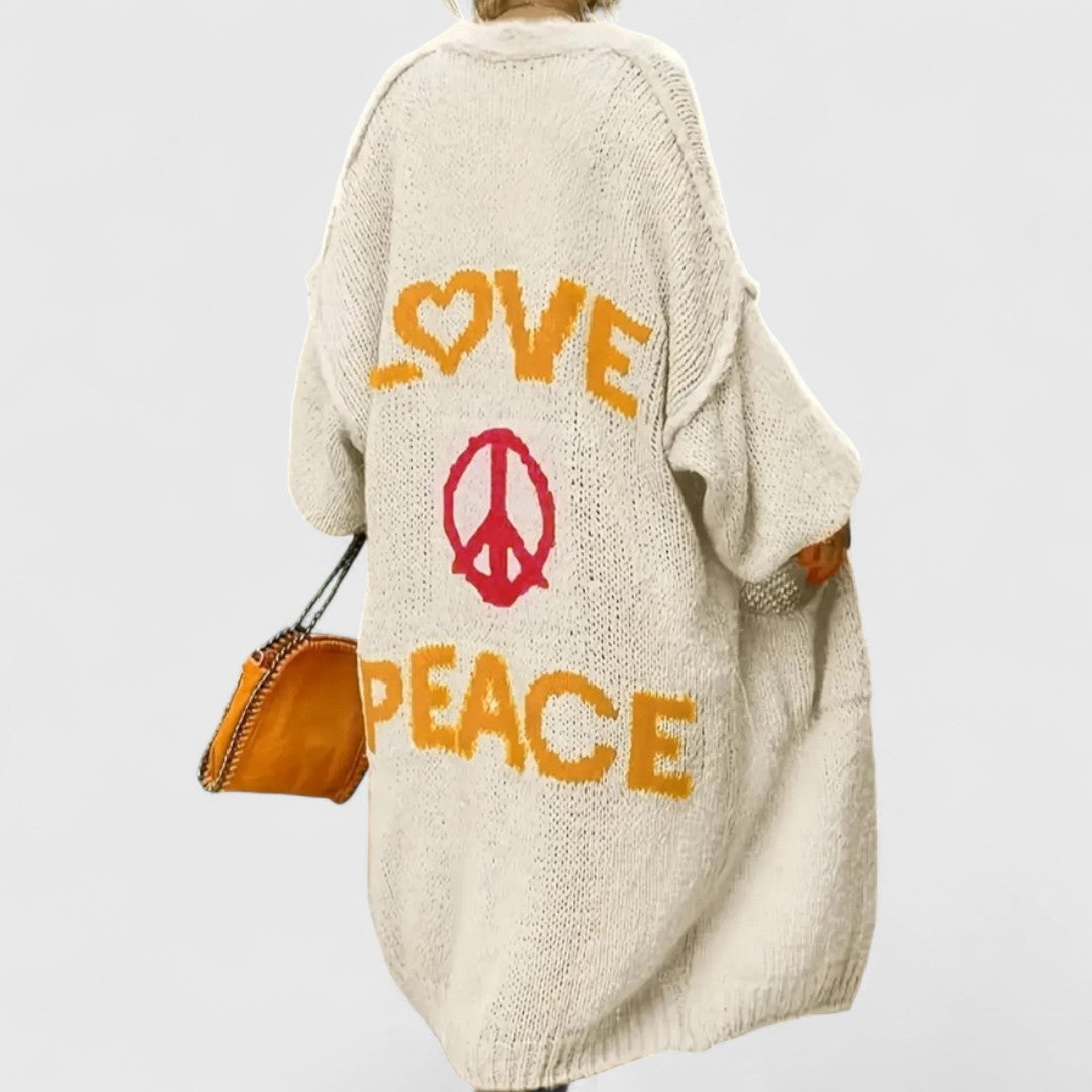 Yosha - Unique Style Patchwork Knit Jacket