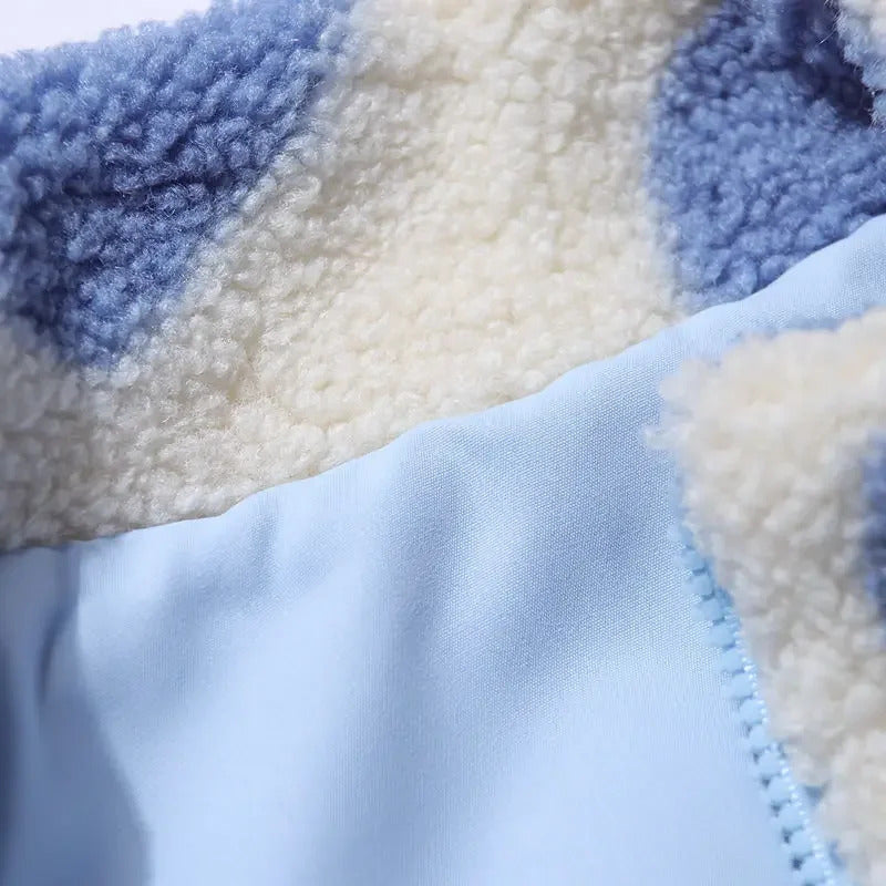 Dianne – Cozy Reversible Heart-Print Jacket for Everyday Comfort