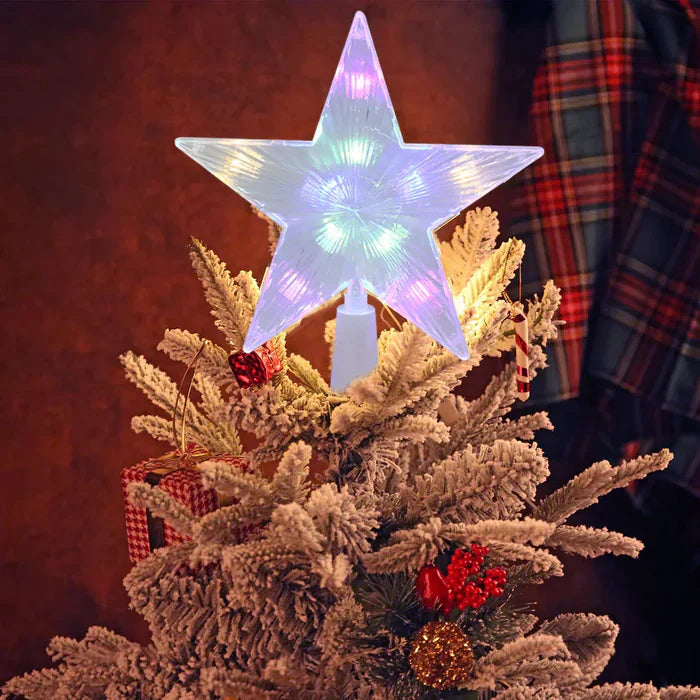GleamPoint - Amazing glowing star for the top of the Christmas tree for a magical Christmas