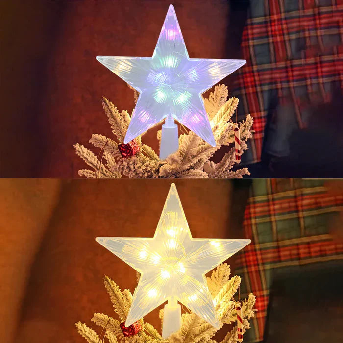 GleamPoint - Amazing glowing star for the top of the Christmas tree for a magical Christmas