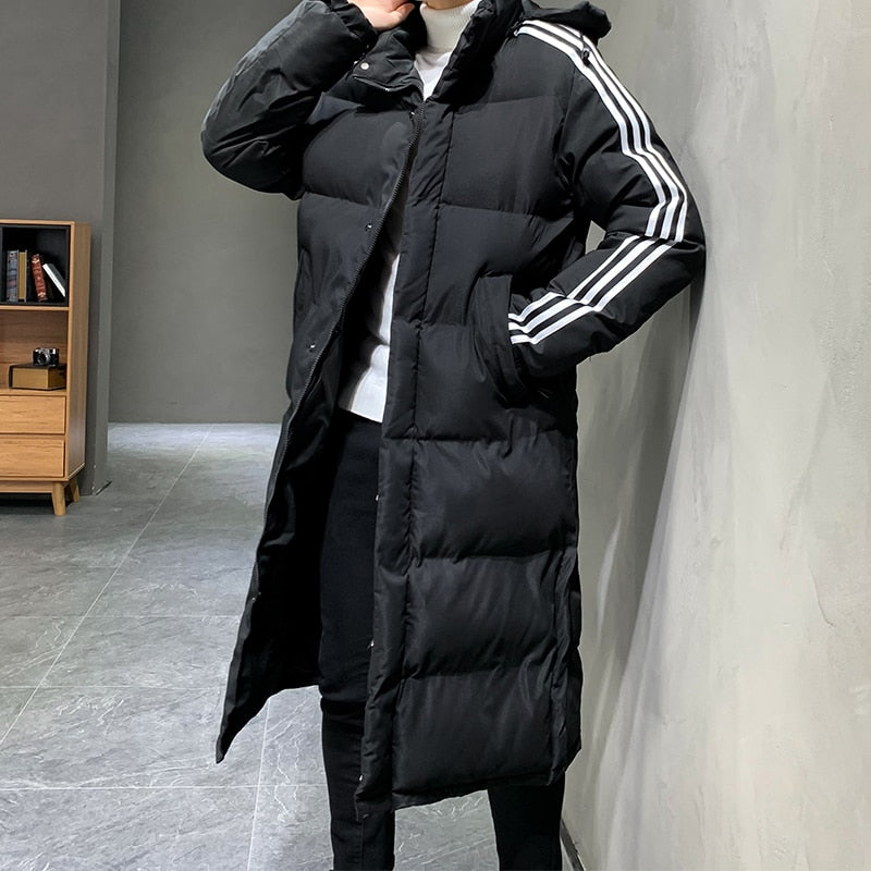 Calvin Women's Winter Jacket – Long Model with Hood for Stylish Comfort