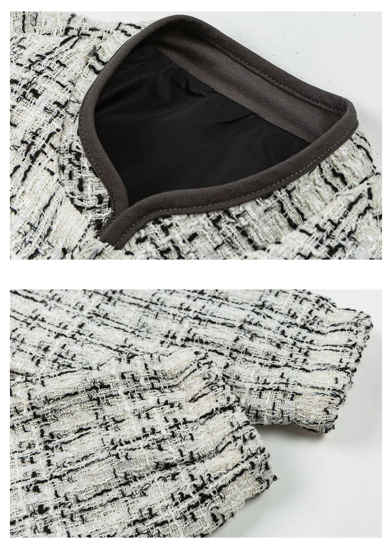 Tweed Jacket Inspired by Akira for Urban and Sophisticated Style