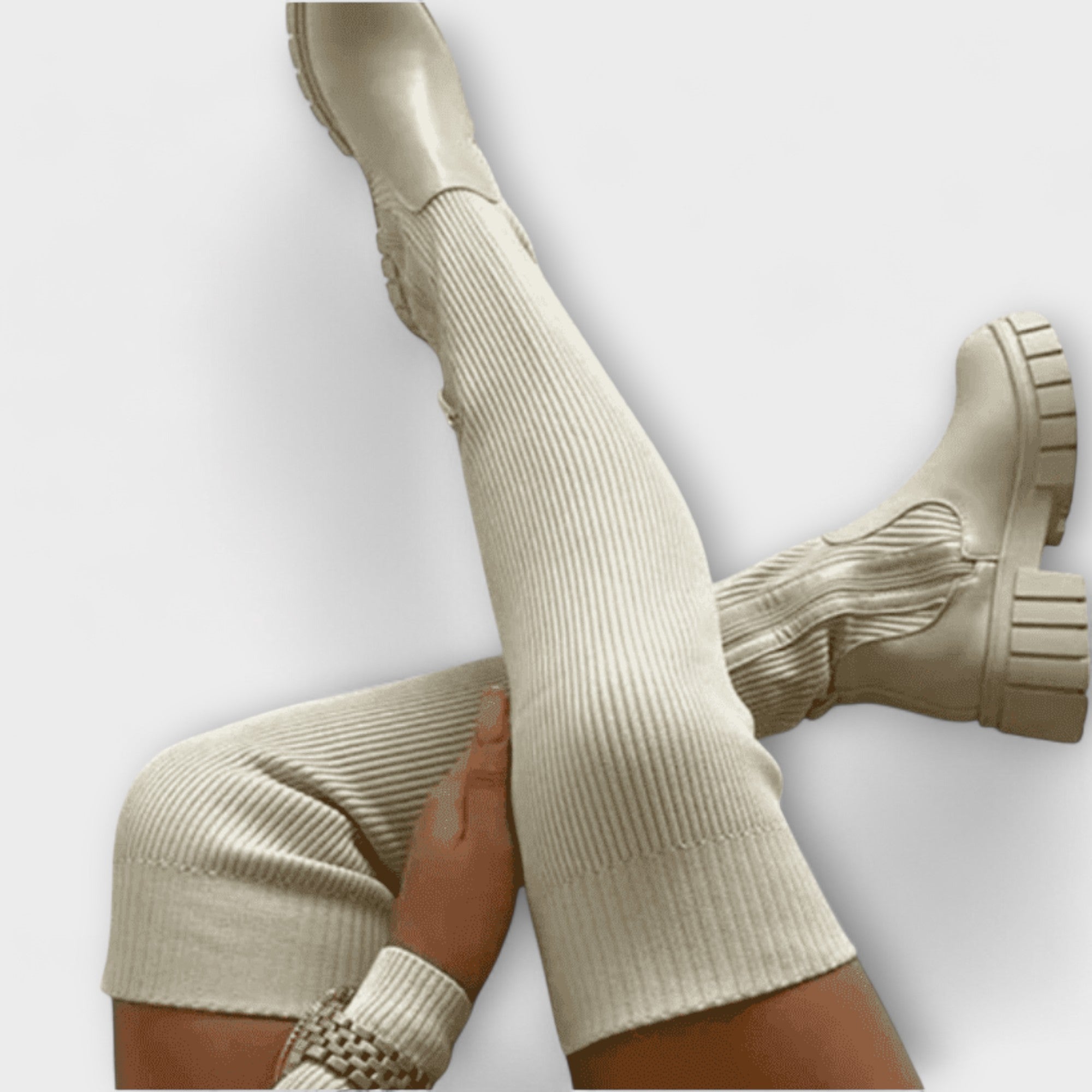 Stylish Over-the-Knee Boots with Chunky Sole for the Ultimate Look