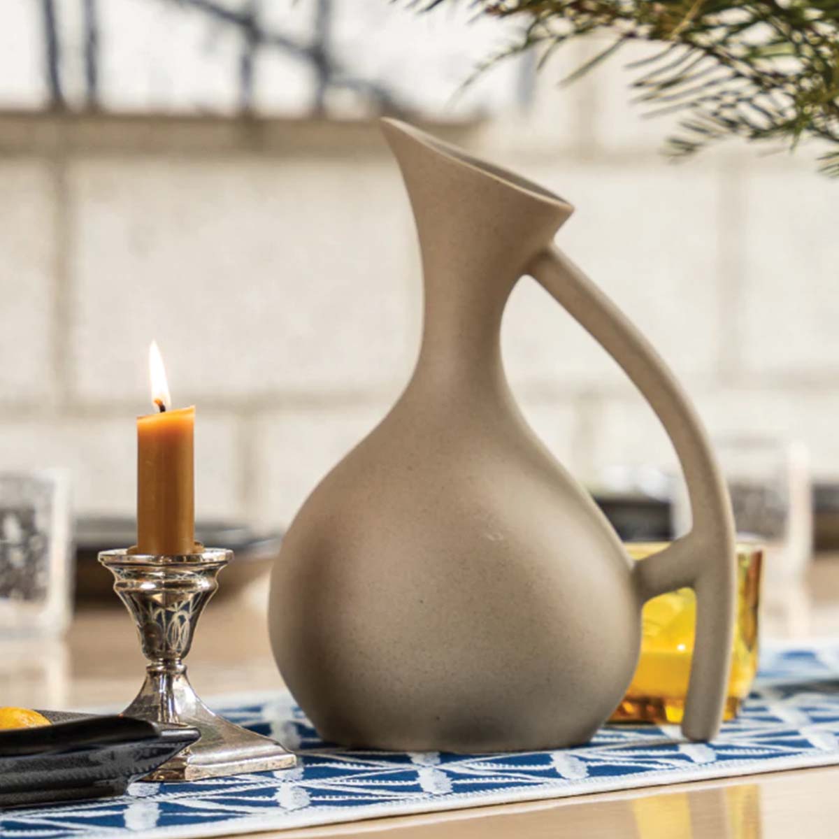 Handcrafted Ceramic Jugs | Elegant and Natural Drinking Tableware
