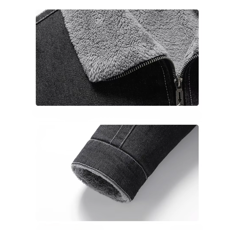 Jean Jacket with Cozy Fleece Lining for Ultimate Comfort