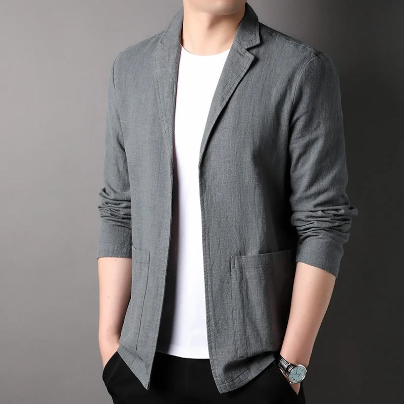 Elegant Hudson Linen Blazer for a Sophisticated Look