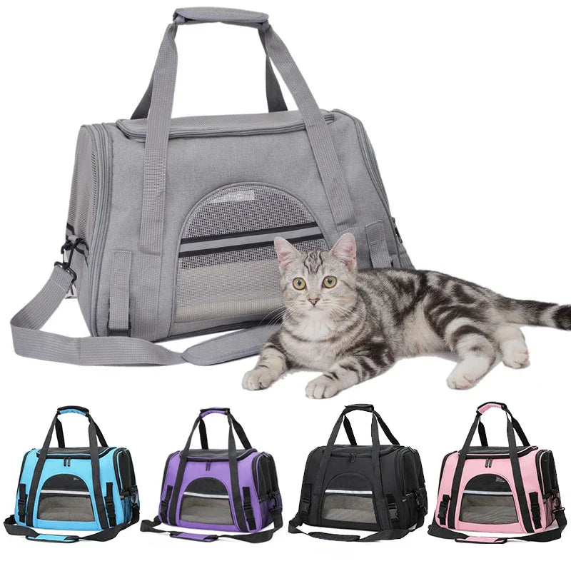 Compact and Stylish Portable Pet Carrier Backpack for Easy Transport