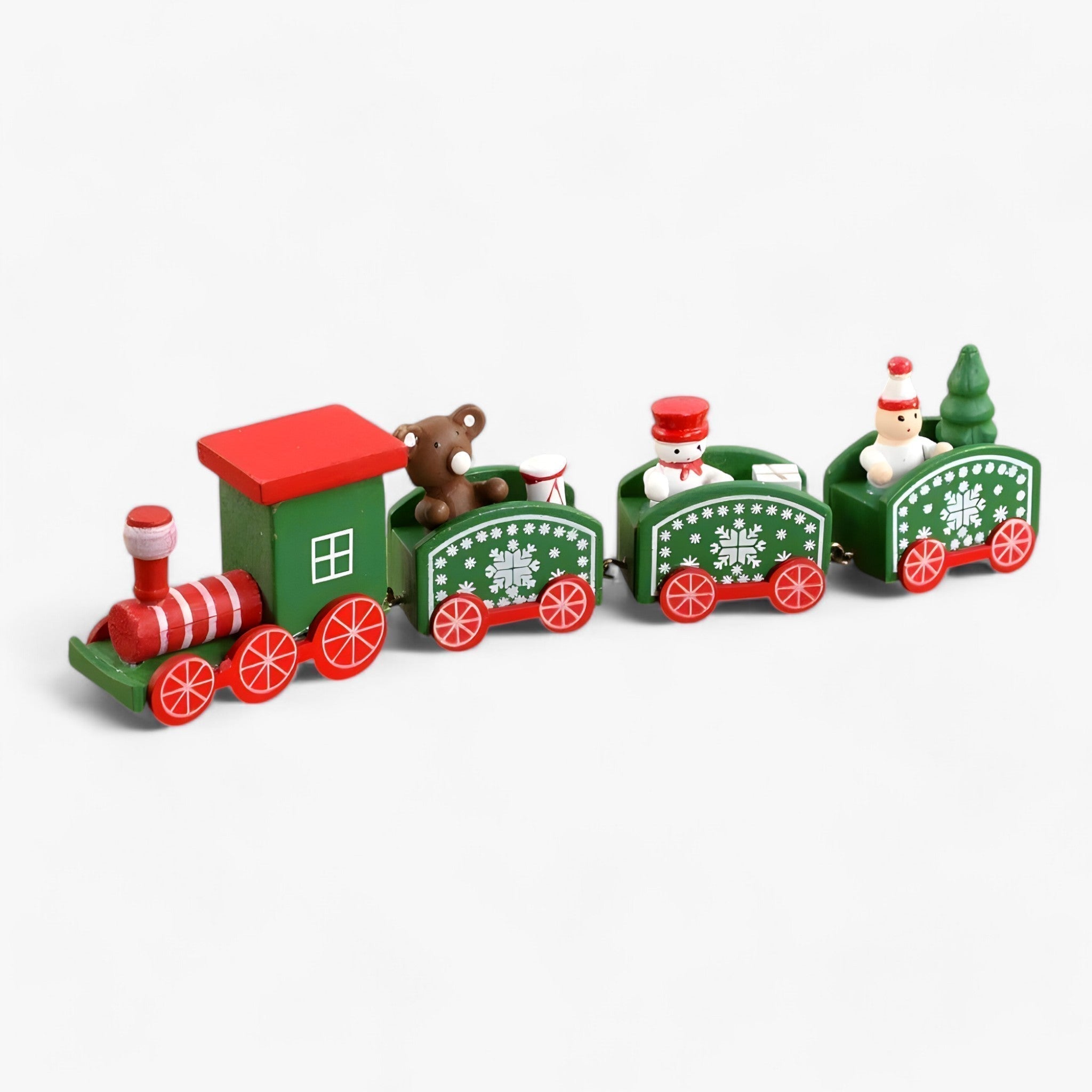 Clever Christmas Tree Decorations with Steam Train Design