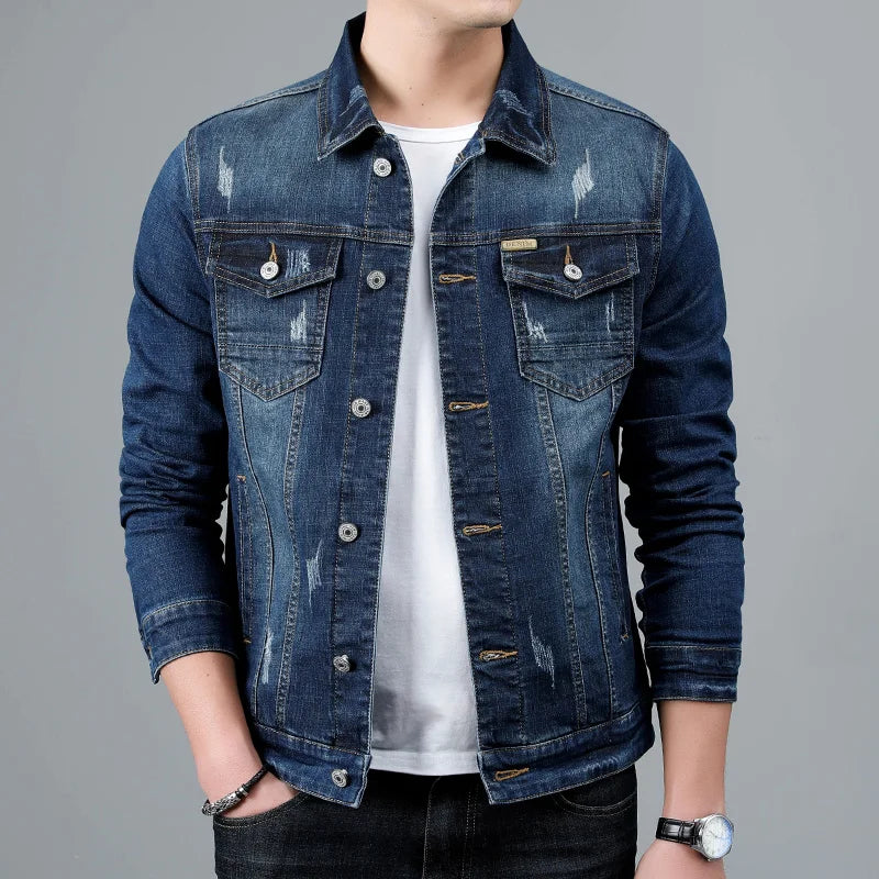 Maverick Denim Trucker Jacket for a Stylish and Comfortable Everyday Look
