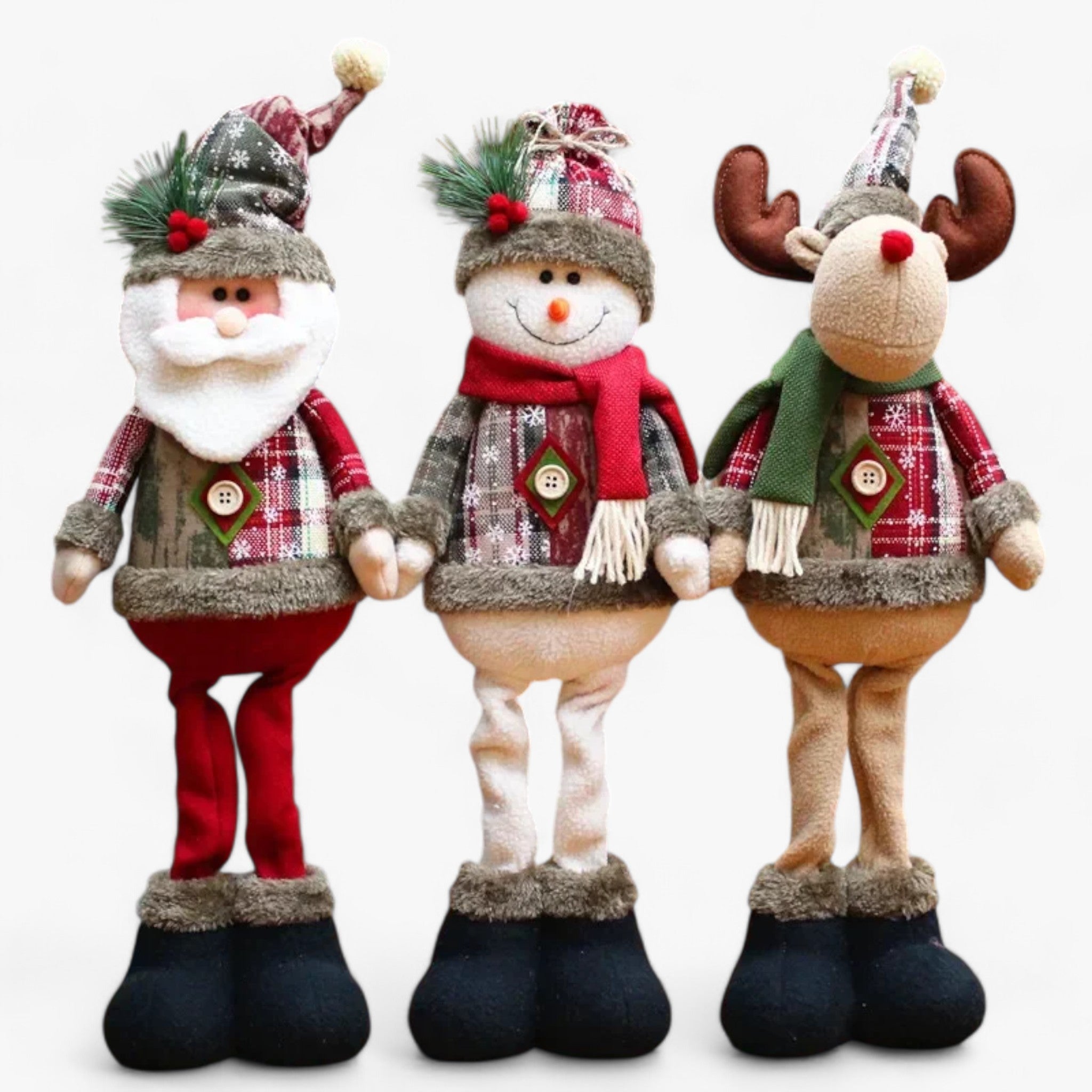 Juldokke | Creative Christmas characters and snowman – Perfect for festive holiday decoration and unique Christmas gifts