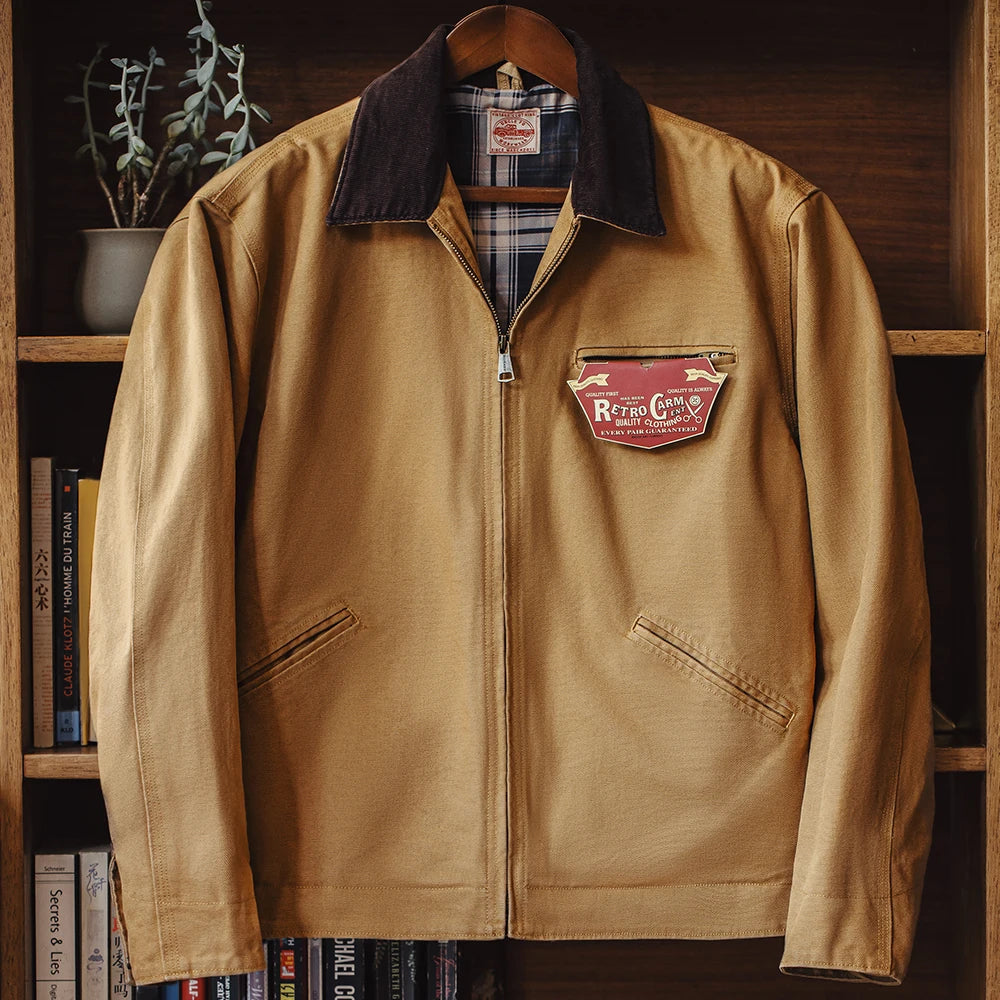 Heavy-duty and stylish work jacket for men