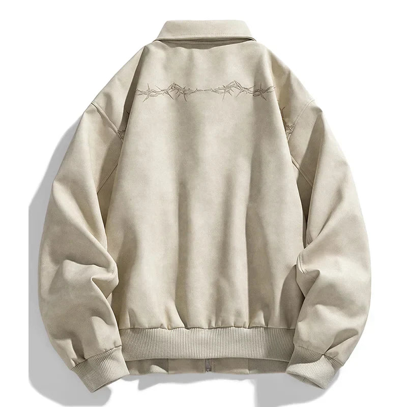 Anthrax suede jacket for a bold and trendy style