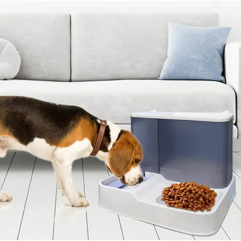 Luxe Automatic Food and Water Bowl Set for Convenience and Comfort