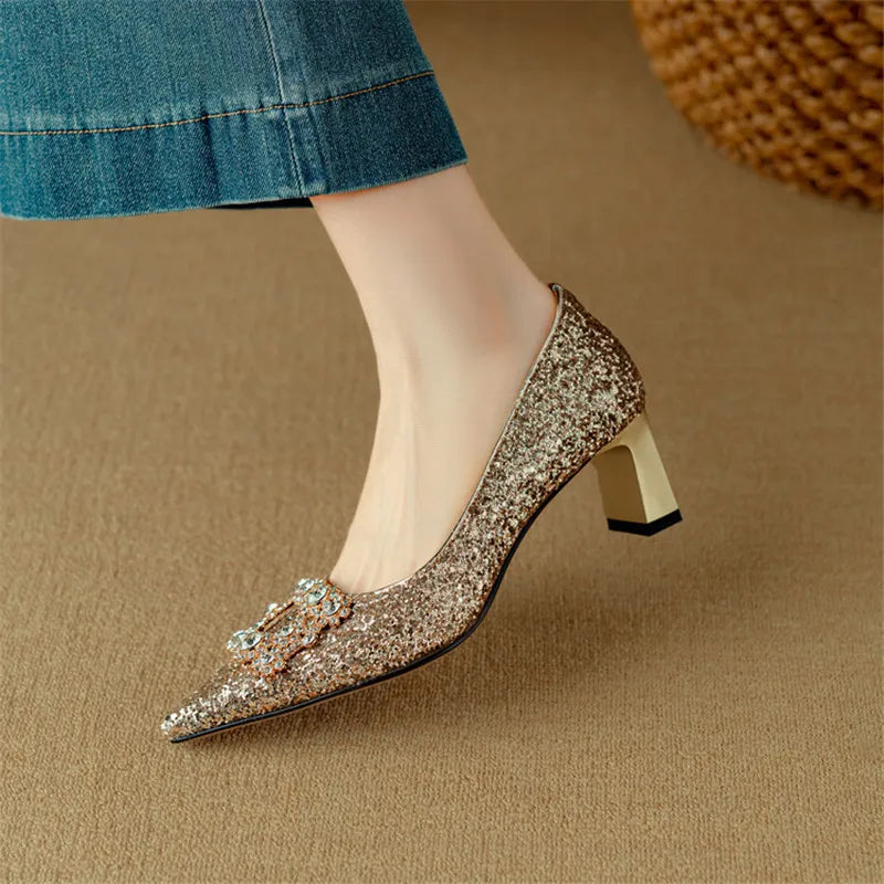 Glitter Pumps – Dazzling Sparkle Heels