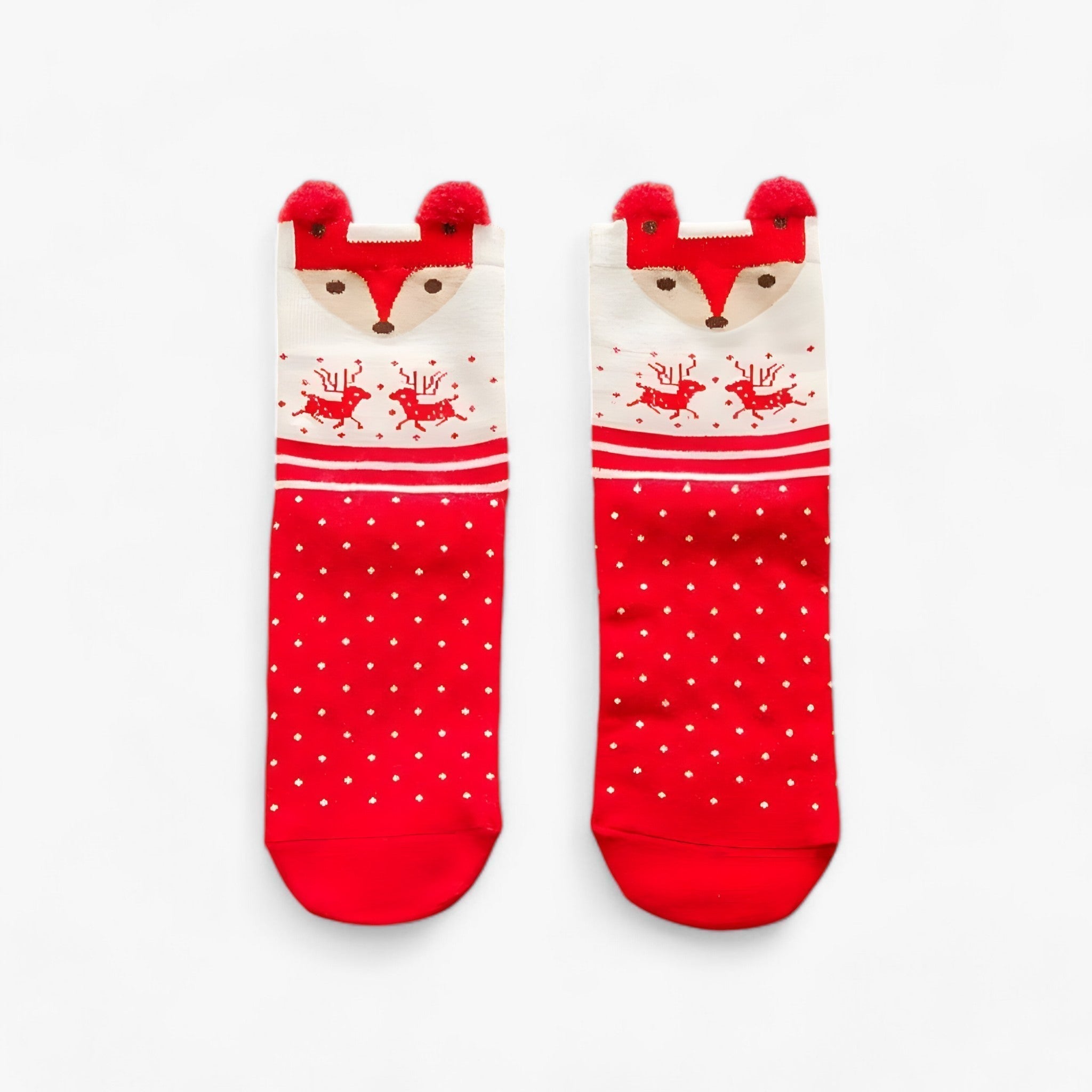 Festive Christmas Stockings with Charming Cartoon Designs