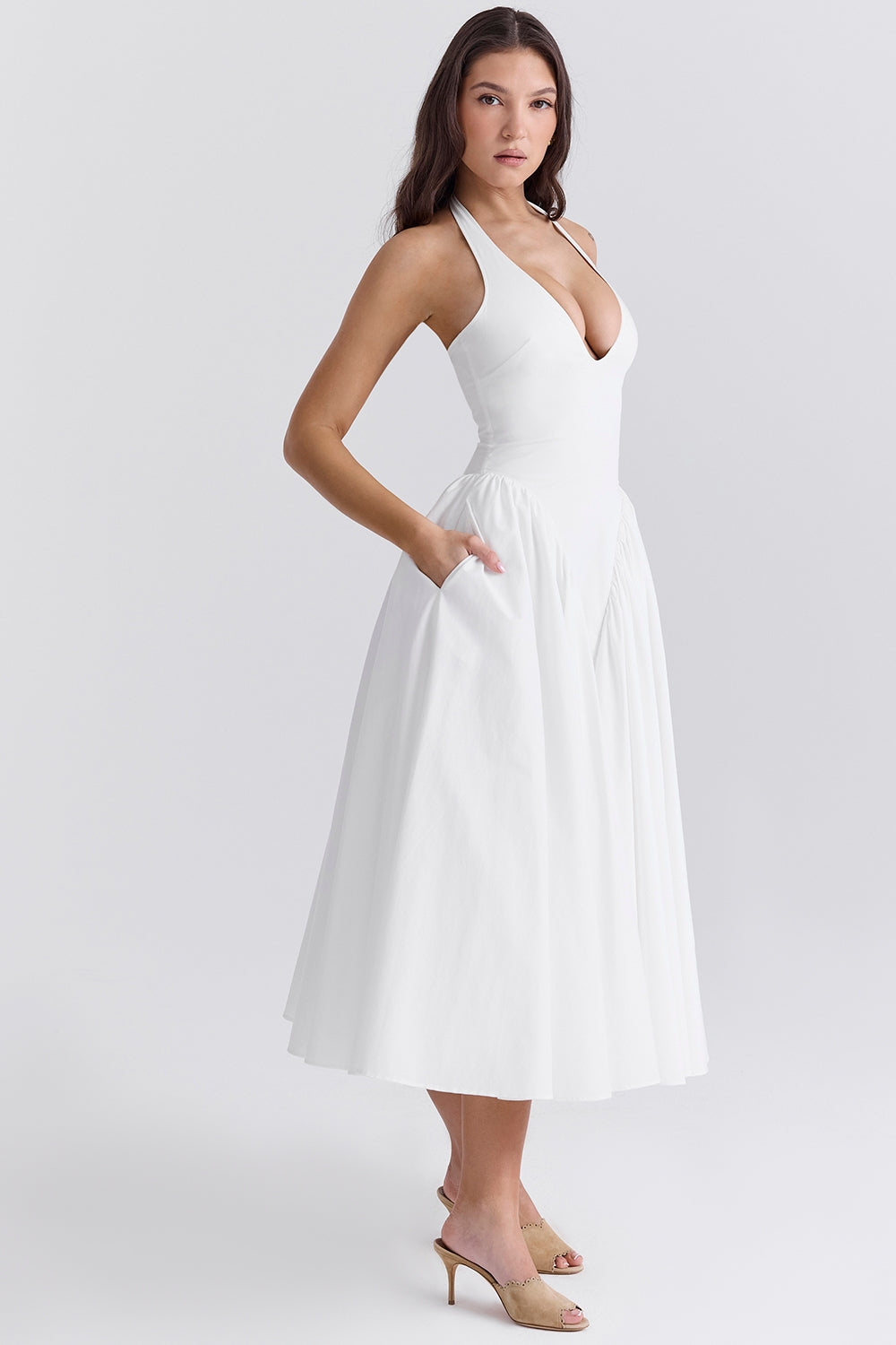 Shannah | Sophisticated Midi Dress for Timeless Elegance