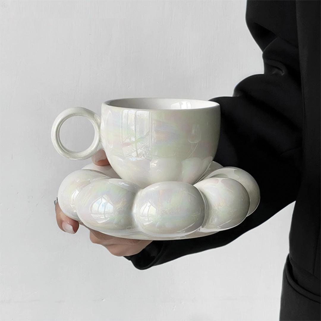 Elegant Sunflower Mug with Floral Pattern Perfect for a Beautiful Breakfast