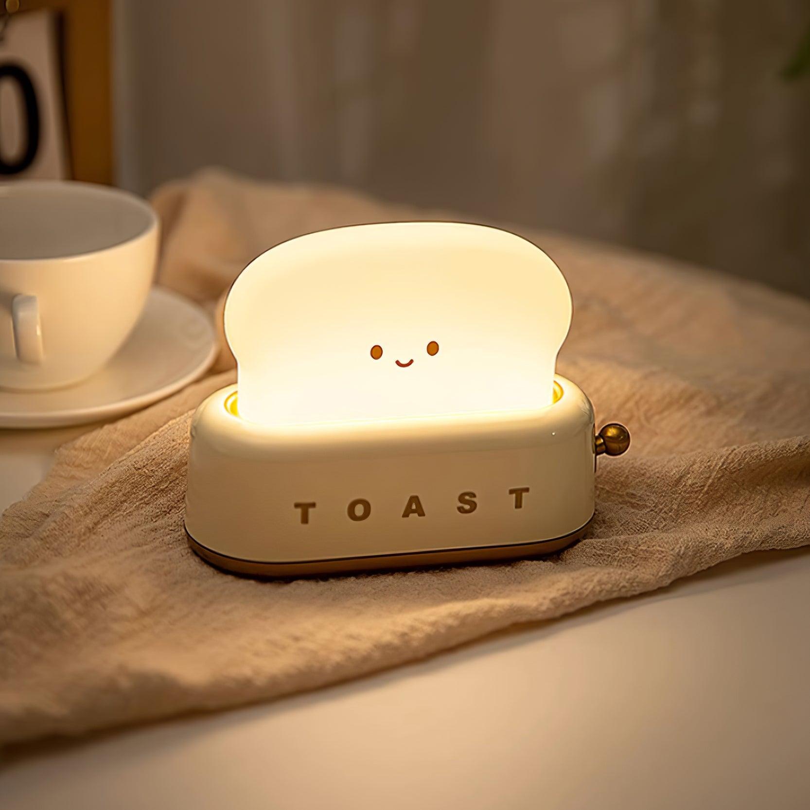 Modern Toaster Design Table Lamp with Built-in Battery