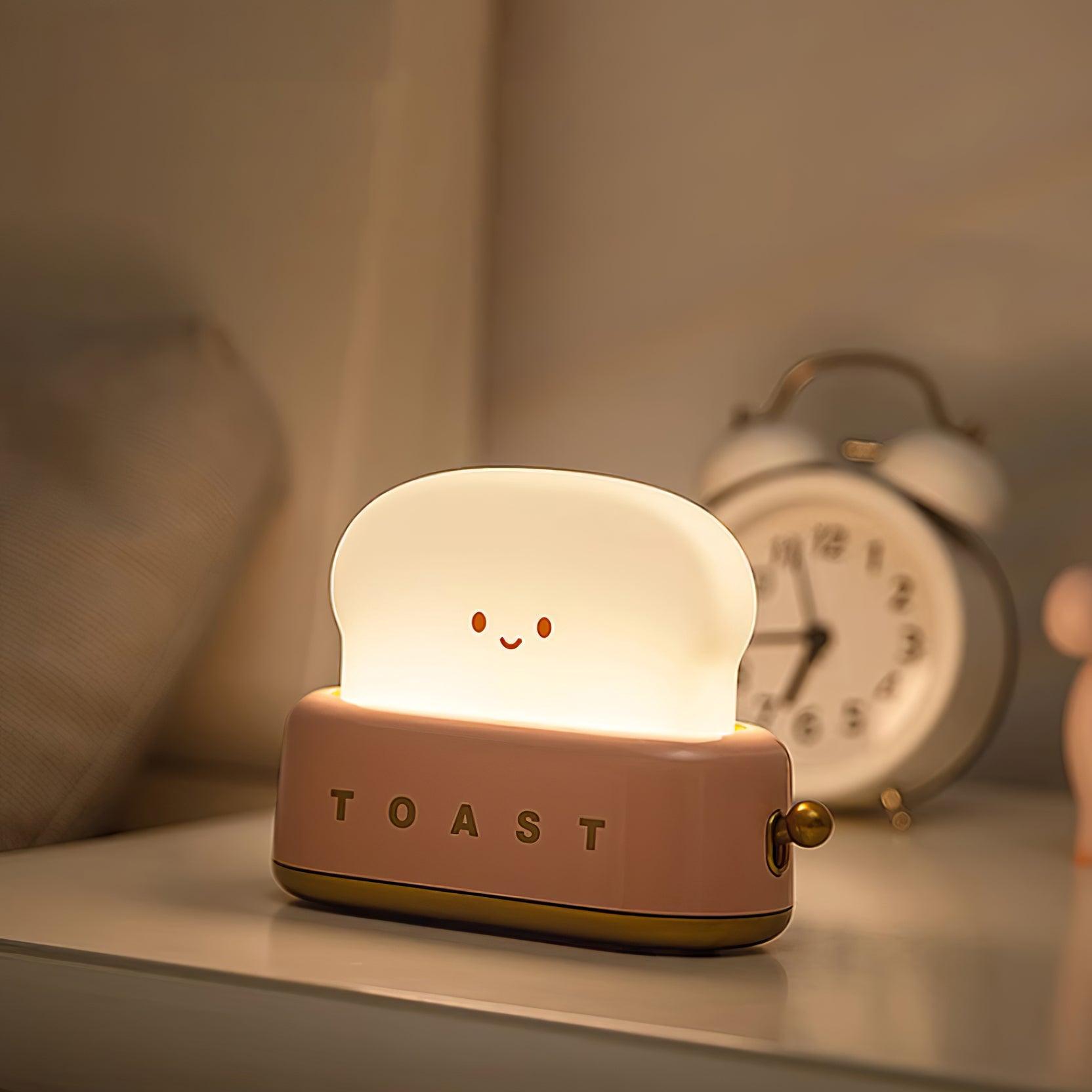 Modern Toaster Design Table Lamp with Built-in Battery