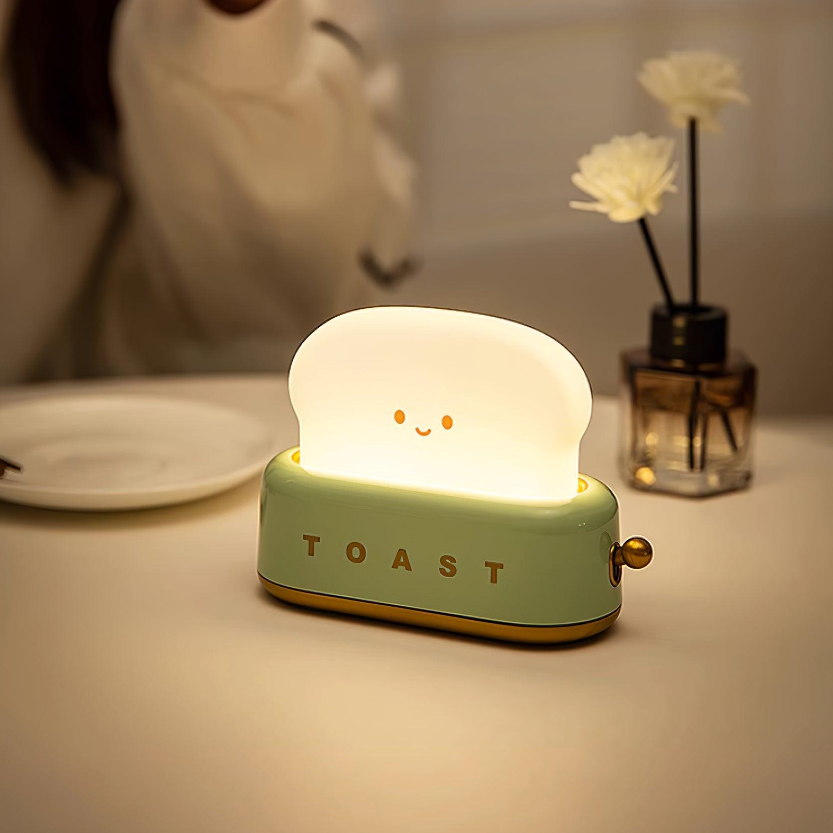Modern Toaster Design Table Lamp with Built-in Battery