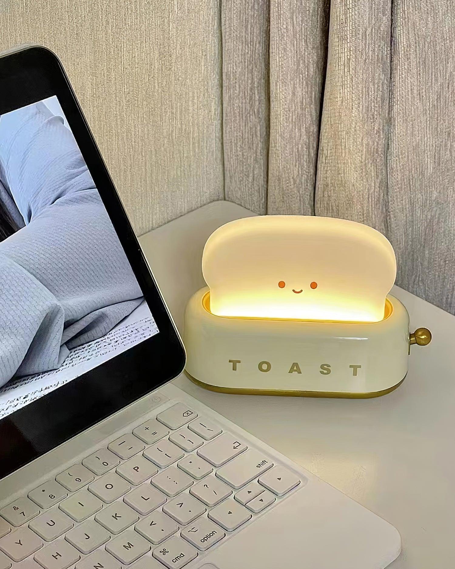 Modern Toaster Design Table Lamp with Built-in Battery