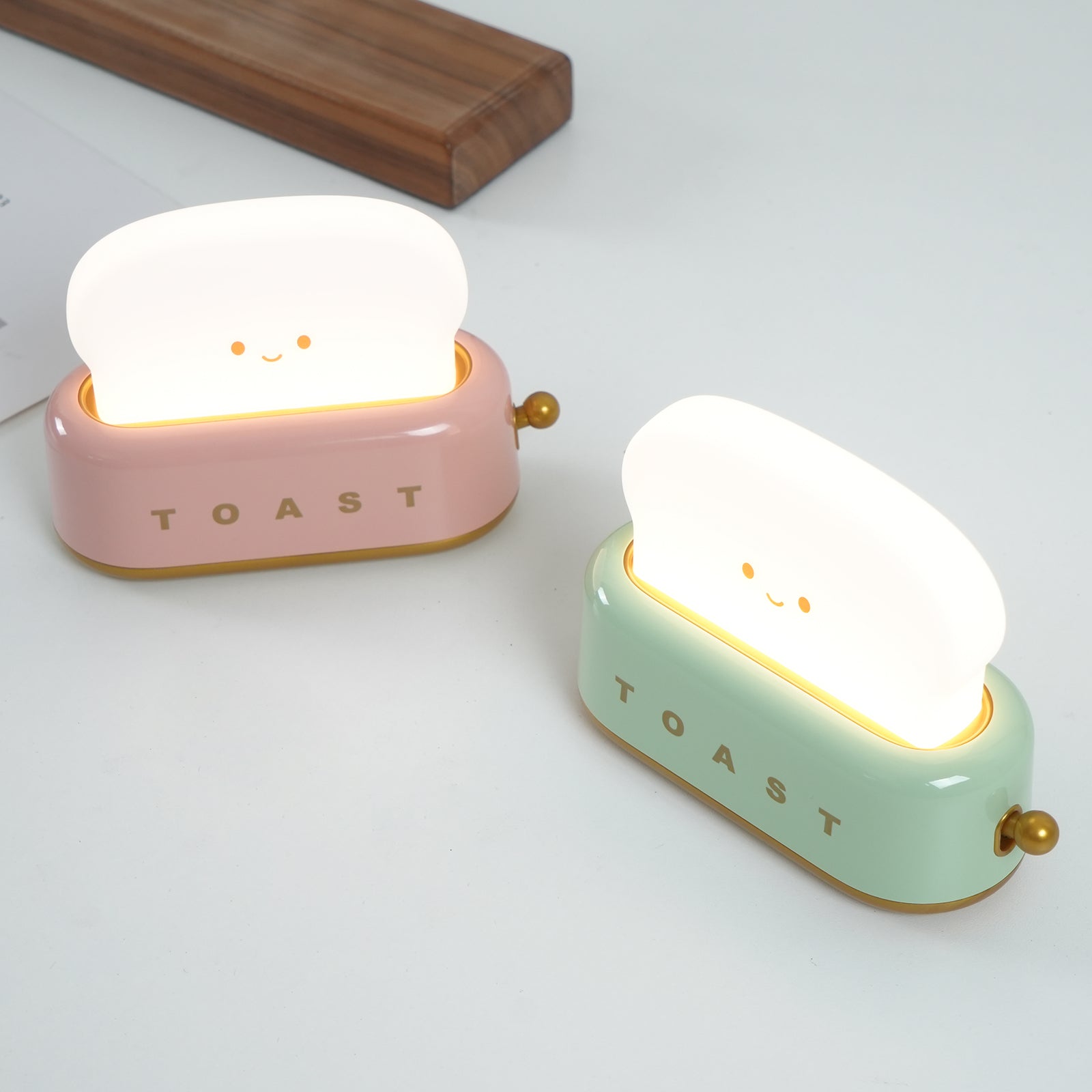 Modern Toaster Design Table Lamp with Built-in Battery