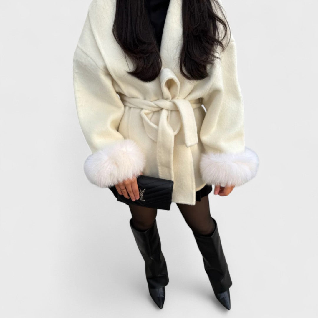 Emy – Eco-Fur Coat with Timeless Elegance