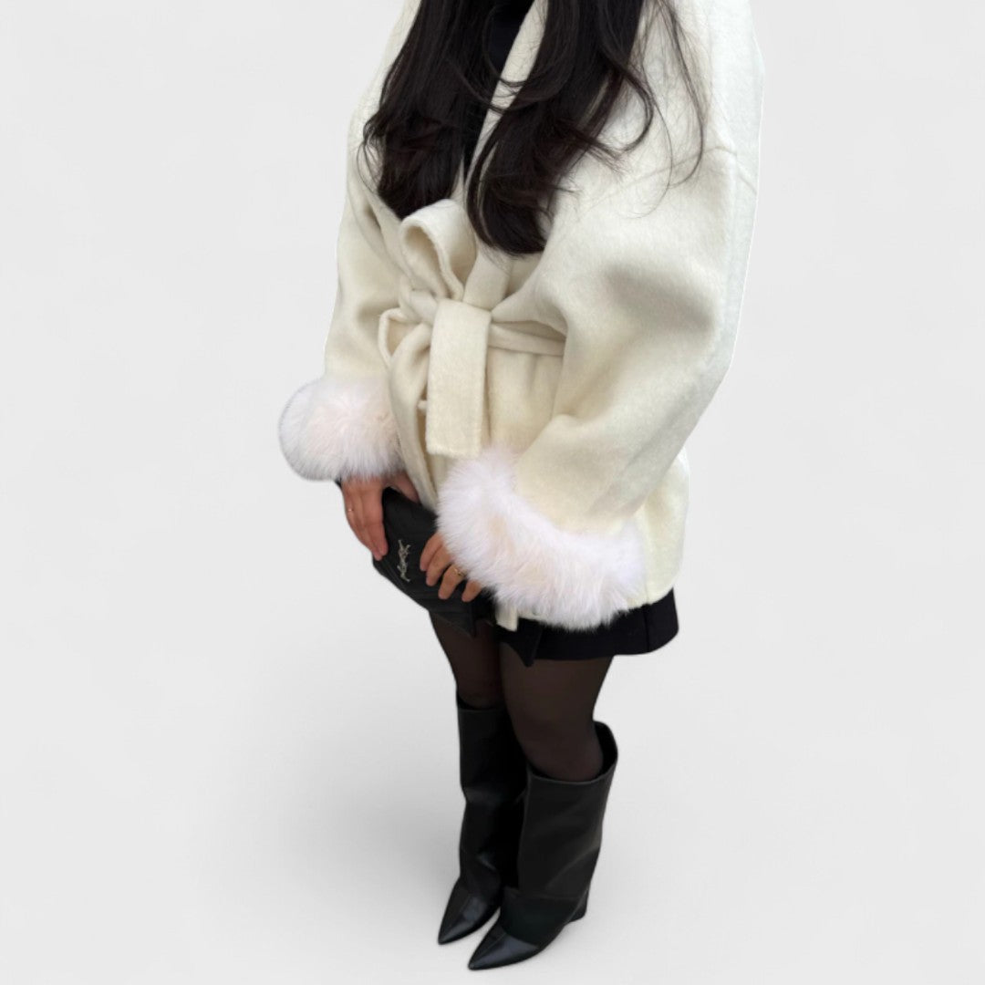 Emy – Eco-Fur Coat with Timeless Elegance