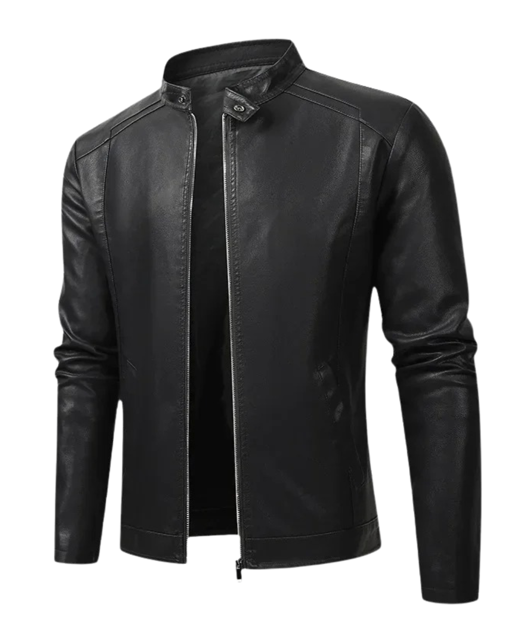 Elegant Biker Jacket - Bold and Refined Style