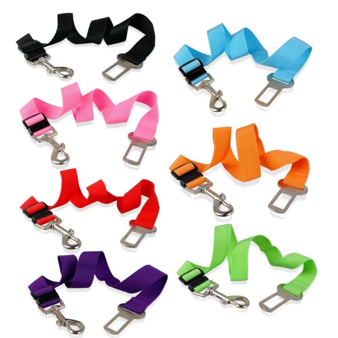 Adjustable Dog Seat Belt with 360° Rotatable Clasp for Comfortable and Safe Ride