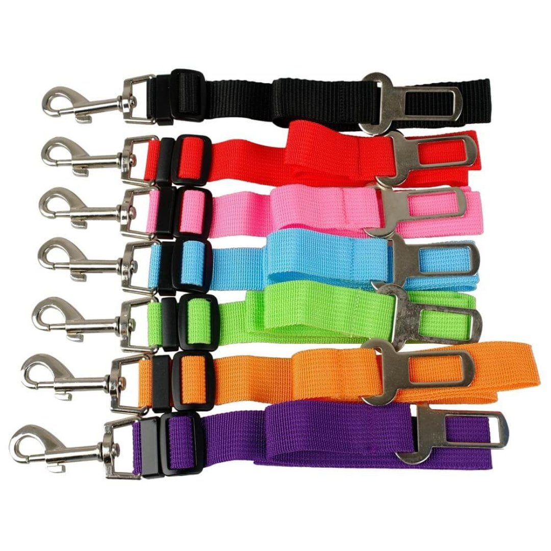 Adjustable Dog Seat Belt with 360° Rotatable Clasp for Comfortable and Safe Ride