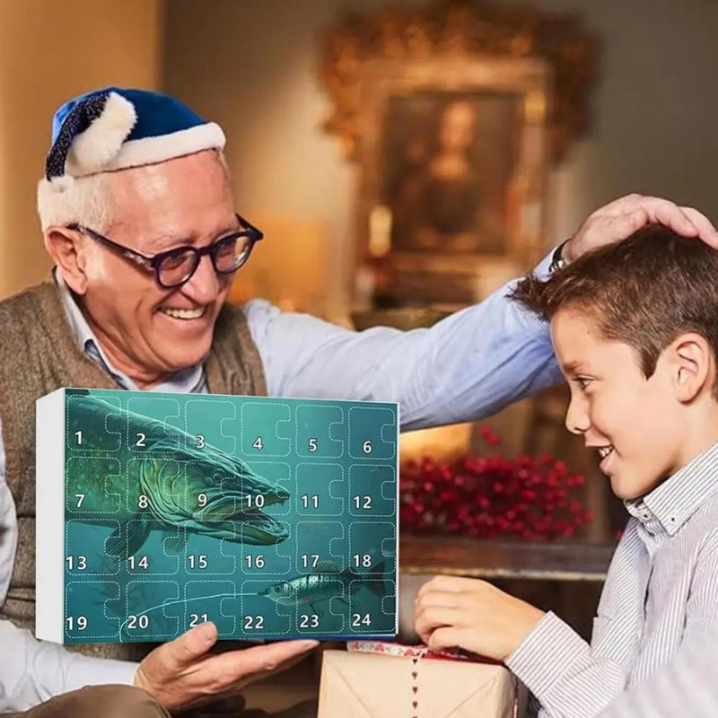 HookTide - Fishing Advent Calendar Christmas Gift – The Perfect Gift for Fish Enthusiasts