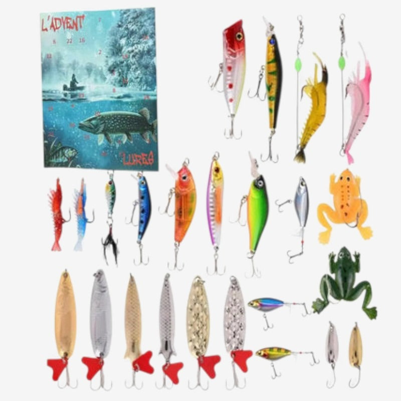 HookTide - Fishing Advent Calendar Christmas Gift – The Perfect Gift for Fish Enthusiasts