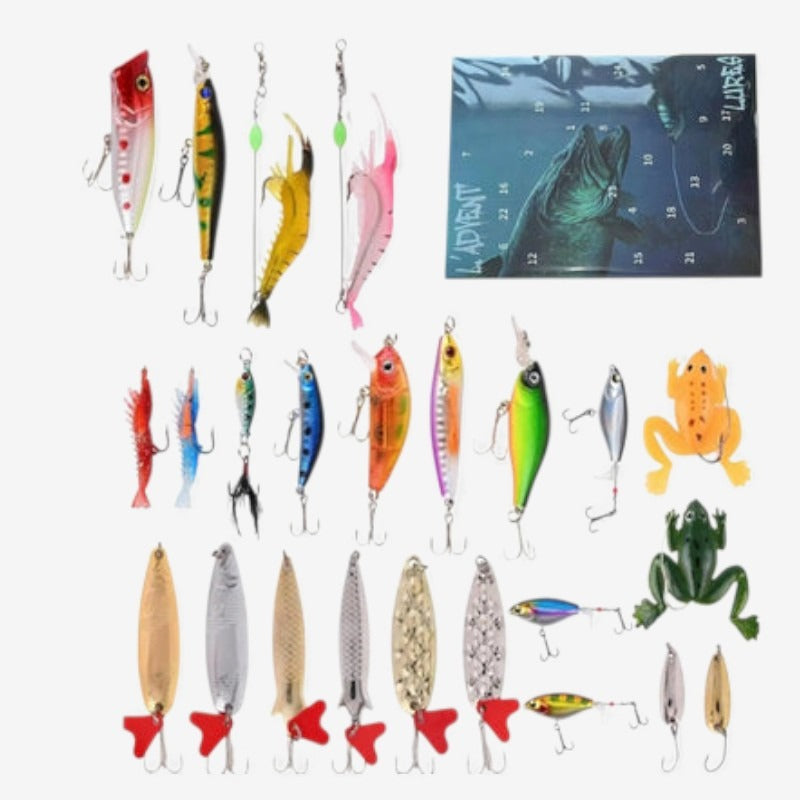 HookTide - Fishing Advent Calendar Christmas Gift – The Perfect Gift for Fish Enthusiasts