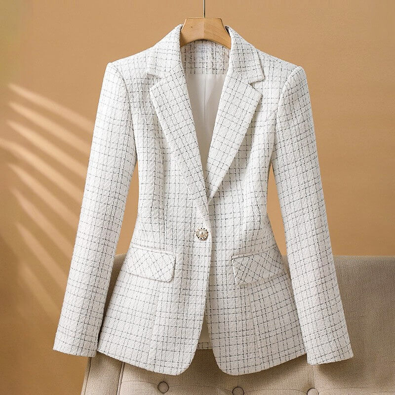 Olivia Bouclé Tweed Blazer Elegant and Chic