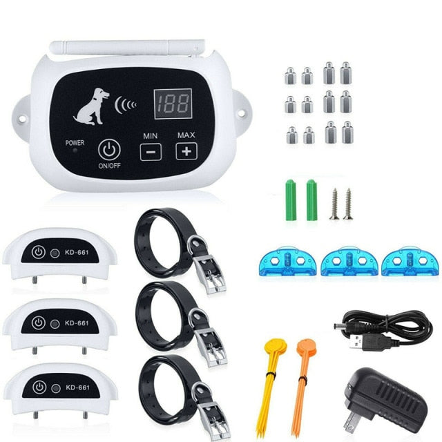 Wireless Pet Control System with Adjustable Range for Comfort and Safety