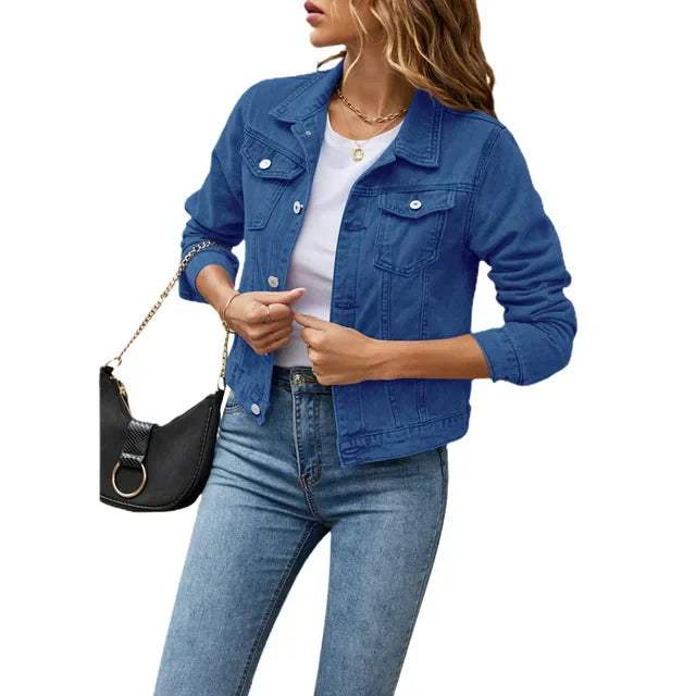 Stylish Denim Jacket for Women - Durable, Comfortable, and Perfect for Spring and Summer